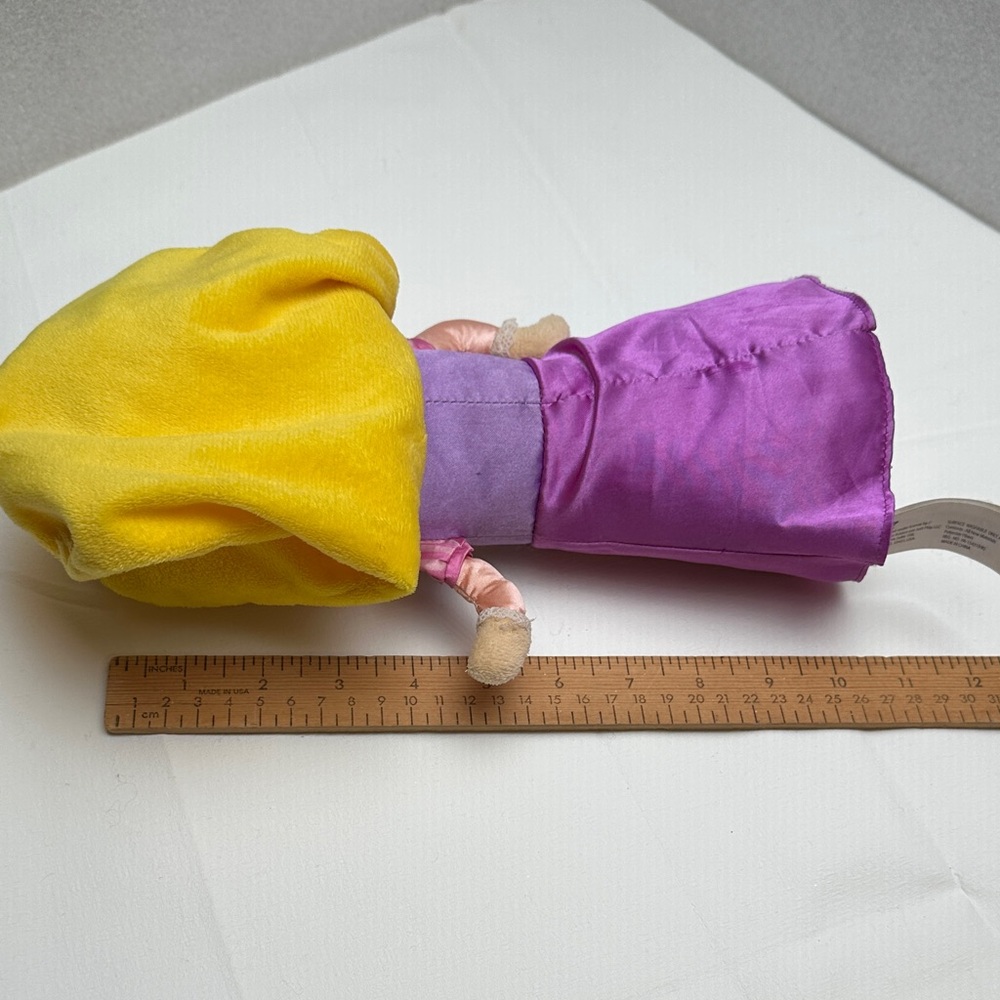 Tangled’s Rapunzel Princess Doll plush with Yellow Hair and Purple Dress - Picture 4 of 9